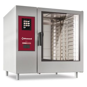 Electric oven "TOUCH" boiler steam and convection 10xGN2/1+ Cleaning
