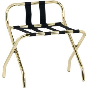 Folding trestle for luggage, gilded