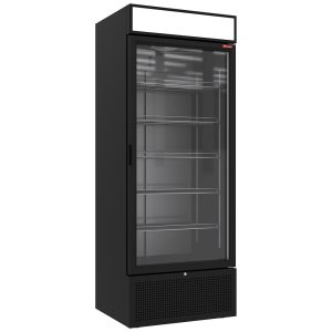 Positive refrigerated display 715 liters BLACK with lightbox