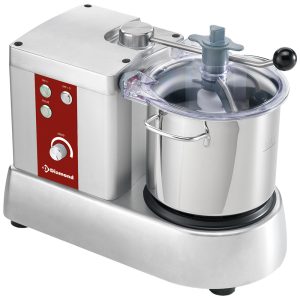Stainless steel cutter, 6 liters, variable speed