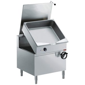 Autom. tumbling electric frying pan, "Duomat" basin 80 L., on cupboard