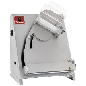 Pizza roller Ø 420 mm, 2 rollers, in stainless steel