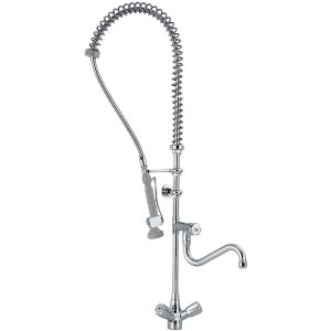 Nozzle and faucet with mixer,"Heavy-Duty"  (exit MONO)