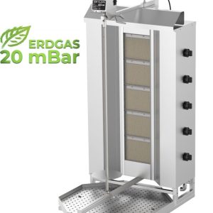Döner-/Gyrosgrillgerät - CY-222-GG (GO-D5) - "Erdgas" 20 mbar