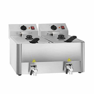 Elektro Fritteuse 2 x 10l (3,25 kW)  2 x 230 V