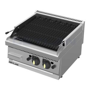 CEYLAN Gas-Lavasteingrill 14 kW • 60 × 60 cm • 50 mbar