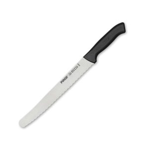 Ecco Profi-Brotmesser 22,5 cm – Breite Klinge, Wellenschliff, Edelstahl DIN 1.4116