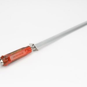 Wetzstahl F.Dick Dickoron 30 cm/classic mit roten Griff /Made in Germany