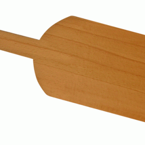 Pizza-/Pide-/Lahmacun-Schaufel (Handschießer) – 22 × 55 × 40 cm – Buchenholz – Gesamtlänge 95 cm