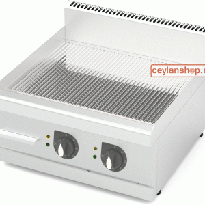 CEYLAN Elektro Bratplatte - Gerillt (8 kW)