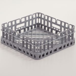 Basket for glasses 400x400mm - polypropylene