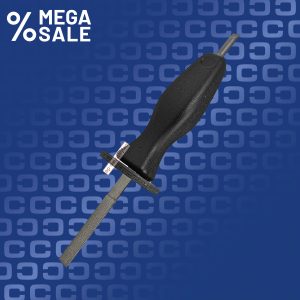 Sonderangebot Schärfewerkzeug Diamant für Döner- / Gyrosmesser Diamand Ø 80mm-120mm - schwarz