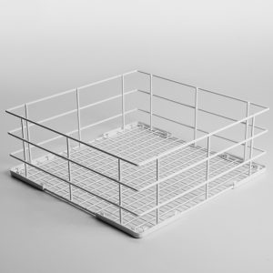 Basket for glasses, 400x400 mm  - Rilsan