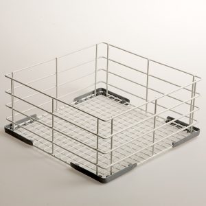 Basket for glasses, 350x350 mm  -  Rilsan