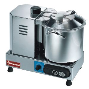 Stainless steel cutter, 9 liters, variable speed