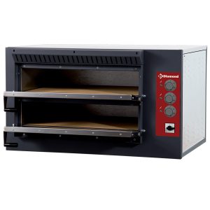 Electric pizza oven, 2 chambers