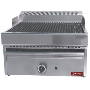 Gas steam-grill with cooking grid in cast iron -Top-