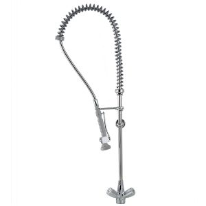Nozzle with faucet mixer, "Heavy-Duty" (exit MONO)