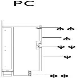 Decorative pediment kit neutral counter, wooden panel, plinth and moldings