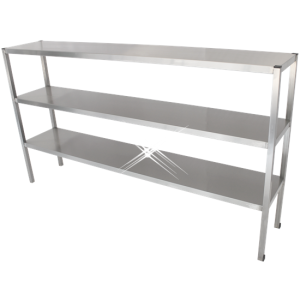 Rvs etagère 3 hoog 1600x250x900 mm