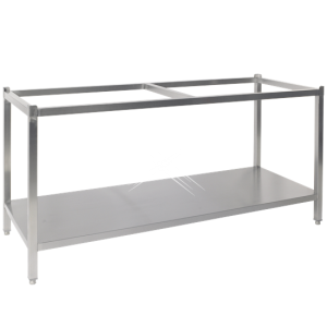 Rvs tafelonderstel met bodemschap 1000x600x900 mm