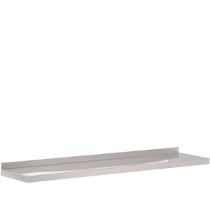Rvs wandschap 1000×250 mm
