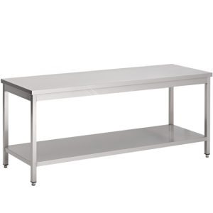 Rvs werktafel met bodemschap 1000x500x900 mm