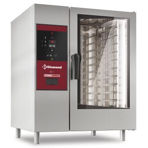 Gas oven boiler steam and convection 10x GN 1/1+ Cleaning