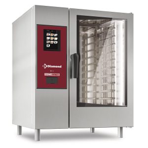 Gas oven "TOUCH" boiler steam and convection 10xGN1/1+ Cleaning