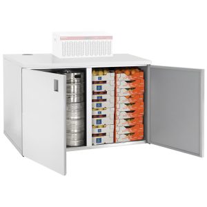 Storage cabinet, 1800 liters, 2 doors (without unit)