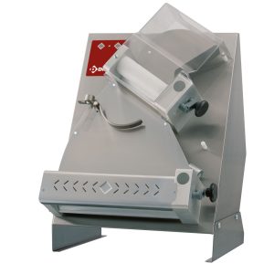 Pizza roller Ø 420 mm, 2 rollers, in stainless steel